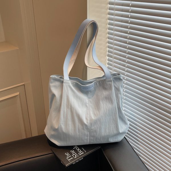 2025 Japanese-Style Large Capacity Tote Bag for Women - Casual Versatile Shoulder Bag for College and Work Commuting