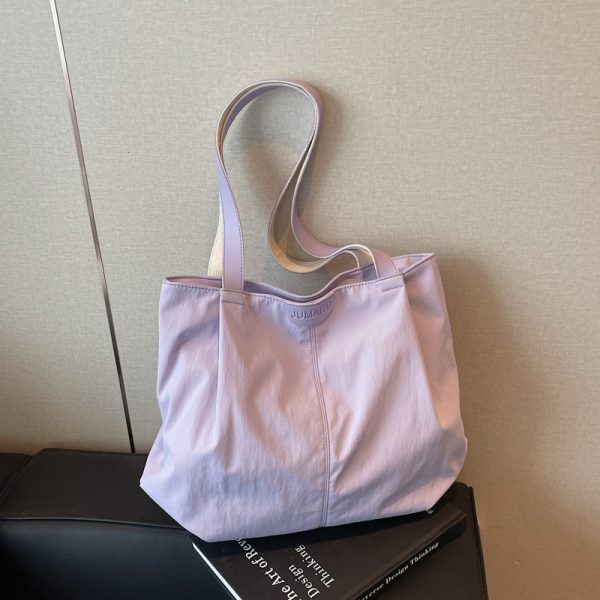 2025 Japanese-Style Large Capacity Tote Bag for Women - Casual Versatile Shoulder Bag for College and Work Commuting