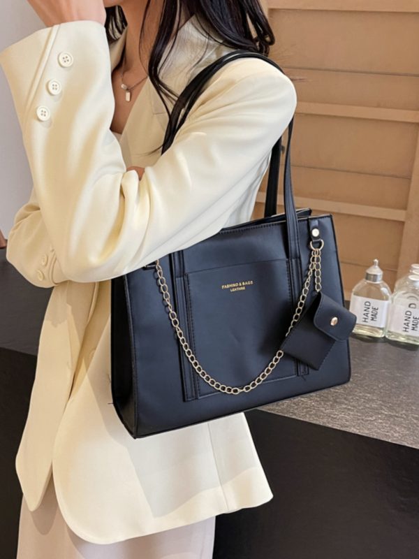 2025 Large Capacity Summer Handbag for Women - Versatile Stylish Shoulder Tote Bag for Commuting and Everyday Use