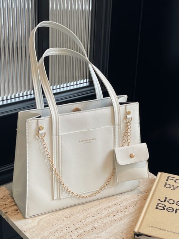 2025 Large Capacity Summer Handbag for Women - Versatile Stylish Shoulder Tote Bag for Commuting and Everyday Use