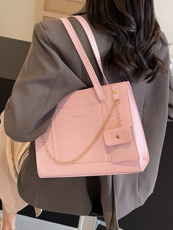 2025 Large Capacity Summer Handbag for Women - Versatile Stylish Shoulder Tote Bag for Commuting and Everyday Use