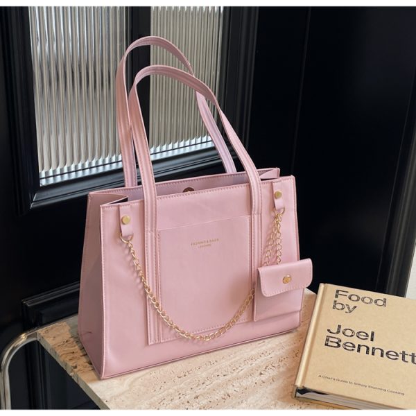 2025 Large Capacity Summer Handbag for Women - Versatile Stylish Shoulder Tote Bag for Commuting and Everyday Use