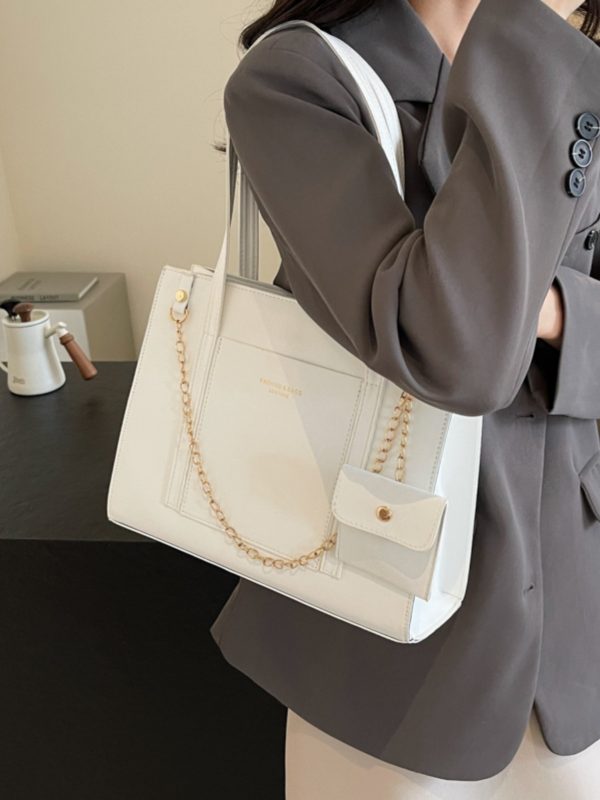 2025 Large Capacity Summer Handbag for Women - Versatile Stylish Shoulder Tote Bag for Commuting and Everyday Use