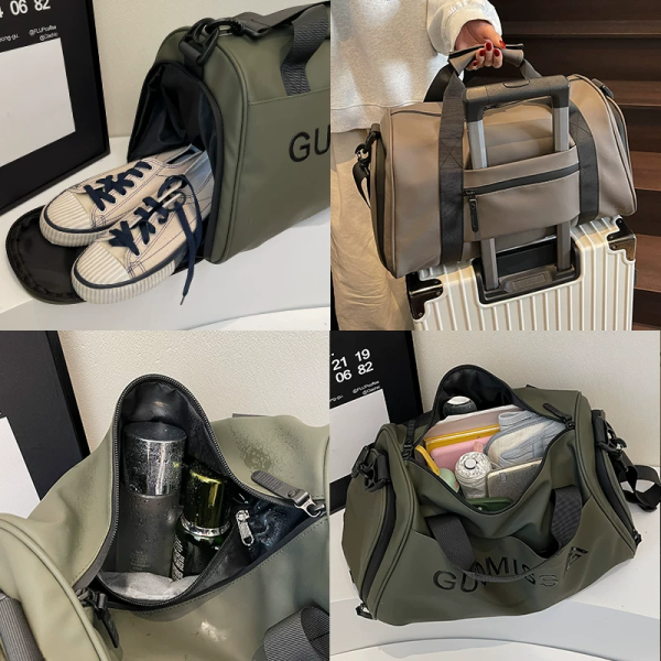 2025 Large Capacity Tote Bag for Women & Men - Dry & Wet Separation Fitness Travel Bag for Short Trips & Business