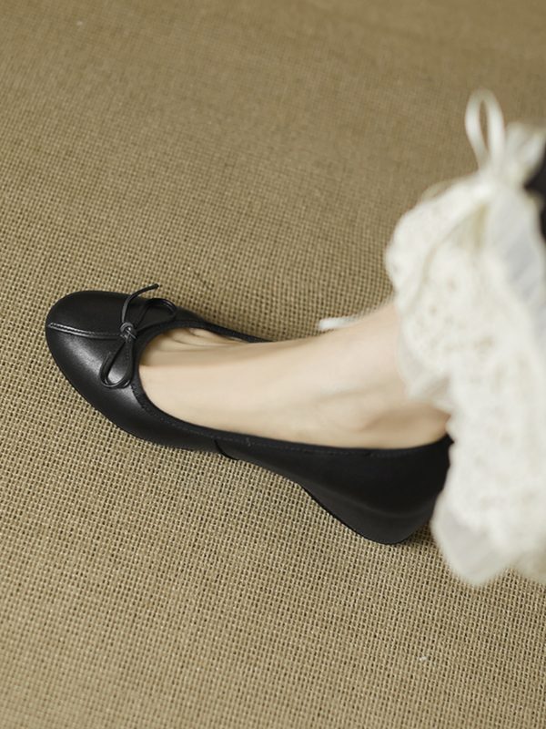 2025 New Spring Summer Women's Red Wedge Heels - First Layer Cowhide, Height-Increasing Shallow Mouth Design