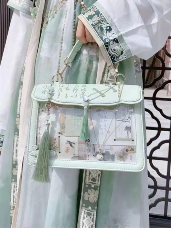 2025 Niche Ancient Style Handheld Pain Bag - Large Capacity Versatile Crossbody Commuter Shoulder Bag for Fashion Lovers