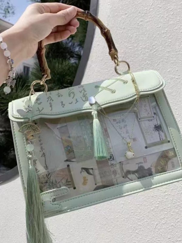 2025 Niche Ancient Style Handheld Pain Bag - Large Capacity Versatile Crossbody Commuter Shoulder Bag for Fashion Lovers