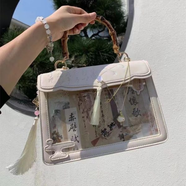 2025 Niche Ancient Style Handheld Pain Bag - Large Capacity Versatile Crossbody Commuter Shoulder Bag for Fashion Lovers