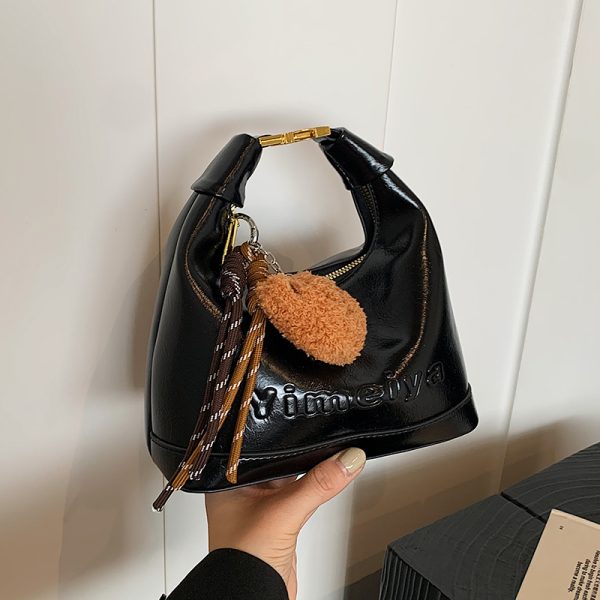 2025 Retro Textured Small Crossbody Bag for Women - Versatile Shiny Shoulder Handbag, Chic Fashion Accessory