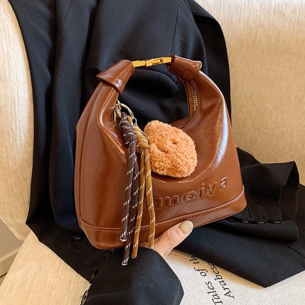 2025 Retro Textured Small Crossbody Bag for Women - Versatile Shiny Shoulder Handbag, Chic Fashion Accessory