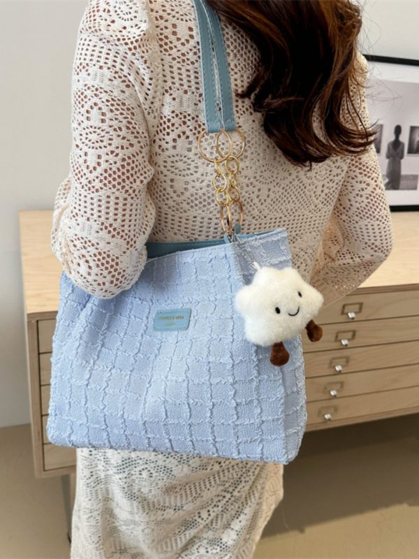 2025 Summer Minimalist High-End Large Handbag for Women - Versatile Shoulder Tote Bag with Spacious Capacity for Commuting