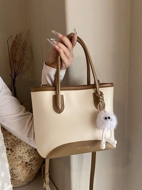 2025 Summer Versatile Water-Resistant Commuter Tote Bag - Fashionable Bucket Crossbody Bag for Women