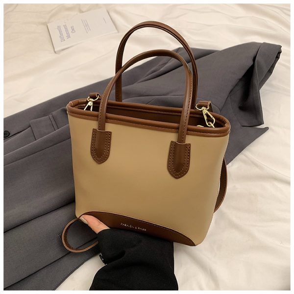 2025 Summer Versatile Water-Resistant Commuter Tote Bag - Fashionable Bucket Crossbody Bag for Women