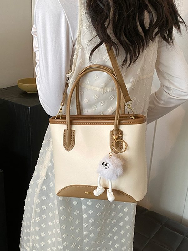 2025 Summer Versatile Water-Resistant Commuter Tote Bag - Fashionable Bucket Crossbody Bag for Women