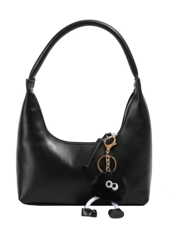 2025 Summer Women's Silver French-Style Baguette Shoulder Bag - Versatile High-End Niche Underarm Bag