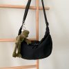 2025 Women's Large Capacity Canvas Shoulder Crossbody Bag - Solid Color Versatile Casual Style