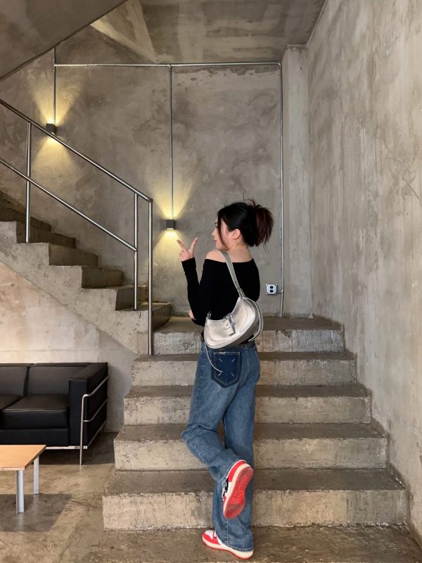 2025 Women's Vintage Baguette Bag, Niche Design Shoulder Underarm Bag, Versatile Fashion Crossbody for Everyday Style
