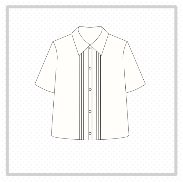 Accordion Pleated Long Sleeve & Short Sleeve JK Shirt Set - Basic Student Uniform for Women, Spring Autumn College Style