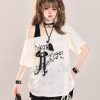 American Retro Off-Shoulder Slanted Short-Sleeve T-Shirt for Women - Summer 2025 Sweet & Spicy Girl Cover-Up Top