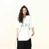 American Retro Printed Short-Sleeve T-Shirt for Men and Women, Oversized Summer Couple Top, Vintage 90s Style