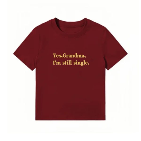 American Style Vintage Slim-Fit Cropped T-Shirt for Women - Summer Slogan Printed Short Sleeves