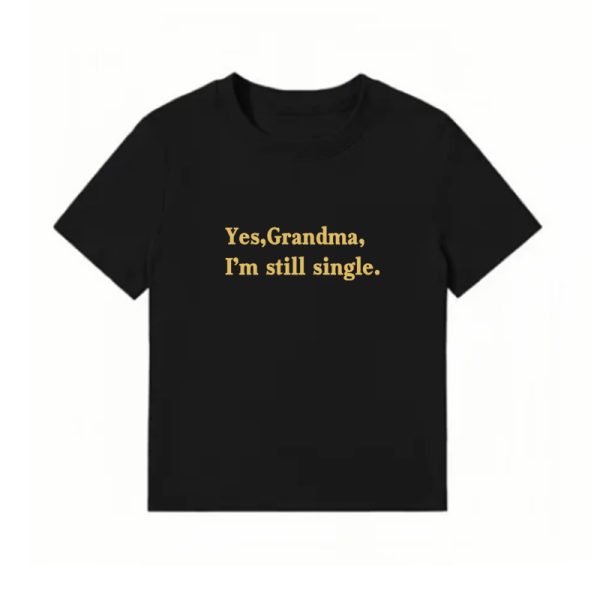American Style Vintage Slim-Fit Cropped T-Shirt for Women - Summer Slogan Printed Short Sleeves