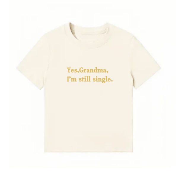 American Style Vintage Slim-Fit Cropped T-Shirt for Women - Summer Slogan Printed Short Sleeves