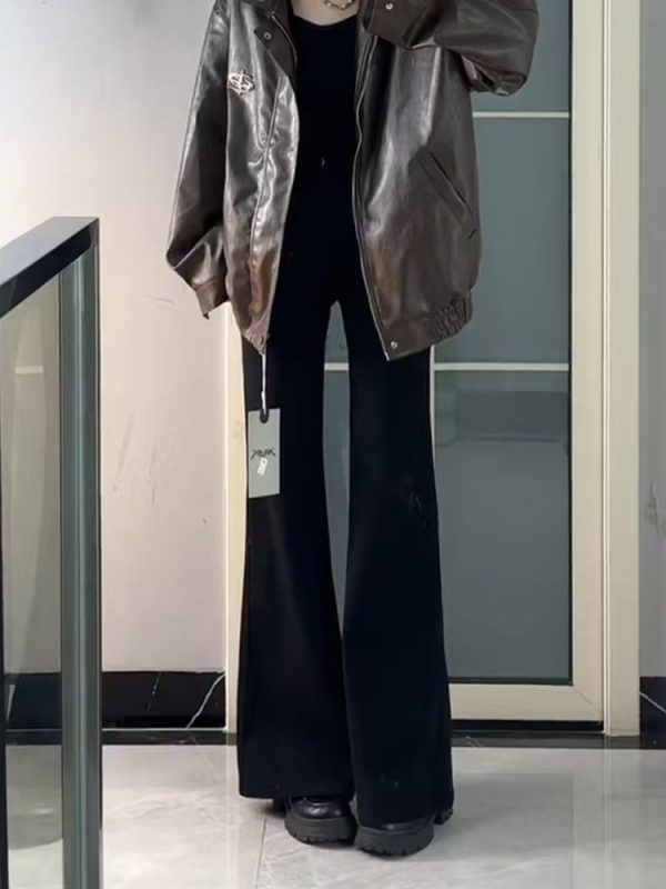 Black Plus Size High-Waisted Flared Jeans for Curvy Figures - Non-Skinny Bell-Bottoms in 2025 Trendy Style