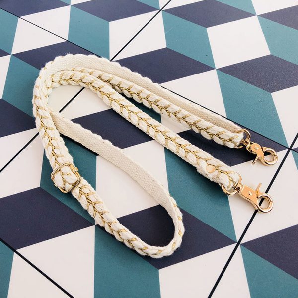 Bohemian Woven Embroidered Shoulder Strap Crossbody Bag - Ethnic Style DIY Adjustable Women's Handbag