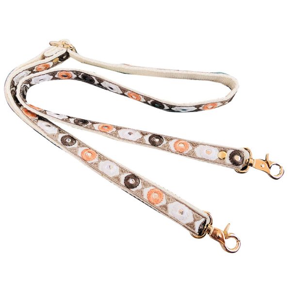 Bohemian Woven Embroidered Shoulder Strap Crossbody Bag - Ethnic Style DIY Adjustable Women's Handbag