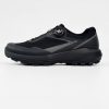 Breathable Black Cushioning Hiking Shoes for Men, Non-Slip Outdoor Walking and Running Commuter Shoes, Comfortable Sports Footwear