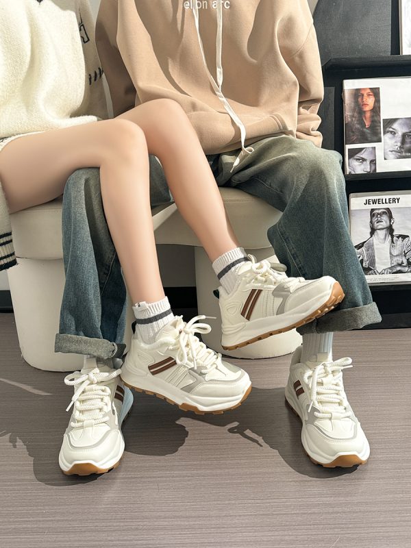 Breathable Summer Mesh Dad Shoes for Women - Soft-Soled Casual Sports Sneakers, Versatile Little White Shoes