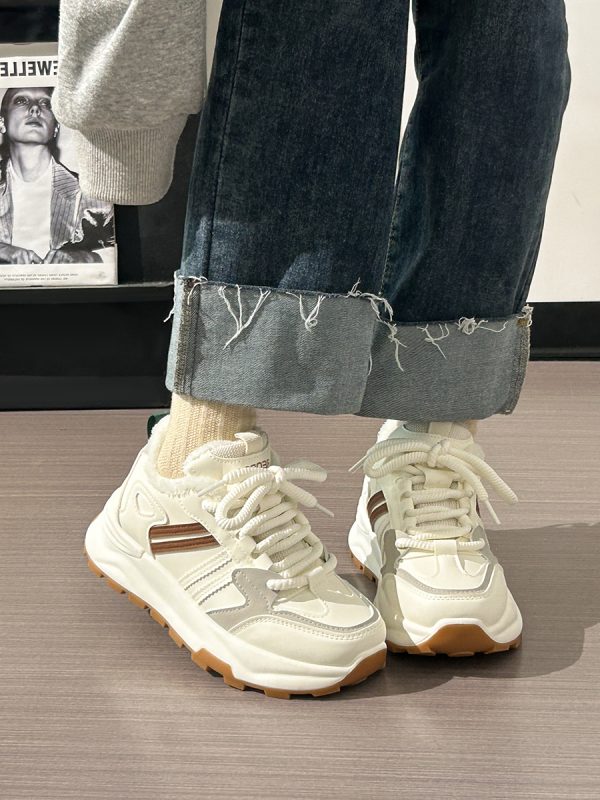 Breathable Summer Mesh Dad Shoes for Women - Soft-Soled Casual Sports Sneakers, Versatile Little White Shoes