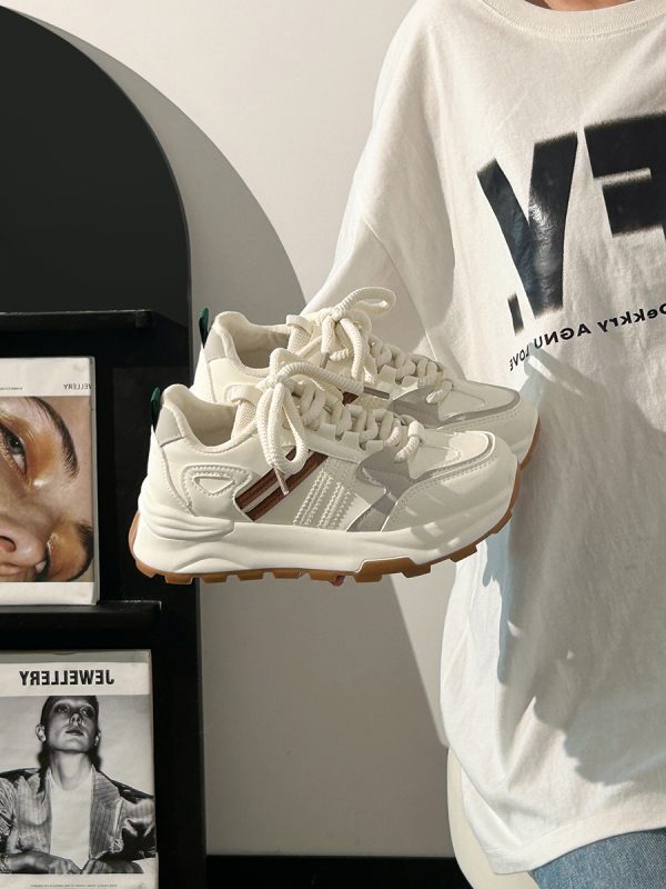 Breathable Summer Mesh Dad Shoes for Women - Soft-Soled Casual Sports Sneakers, Versatile Little White Shoes