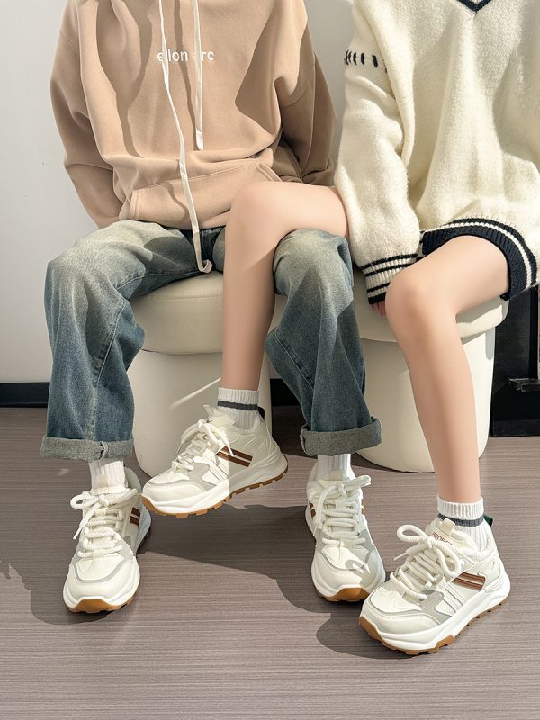 Breathable Summer Mesh Dad Shoes for Women - Soft-Soled Casual Sports Sneakers, Versatile Little White Shoes