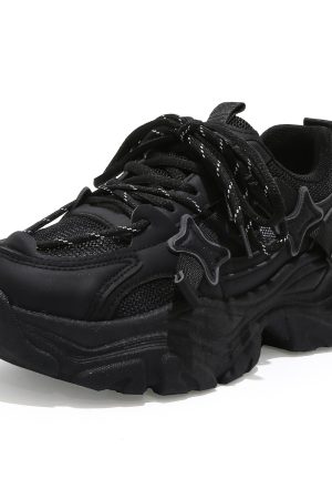 Breathable Thick-Soled Dad Shoes for Women, Original Mesh Design, Stylish Niche Sports Footwear, Summer 2025 Trend