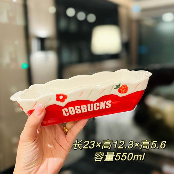 Charming 5-Inch Ceramic Rice Bowl for Girls, High-Quality Ice Cream Dessert Bowl, Sweet Soup Bowl for Everyday Use