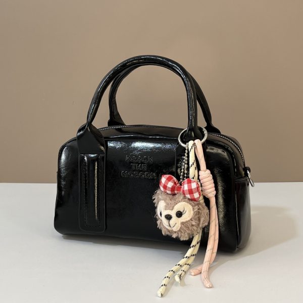 Chic Letter Design Handbag for Women, Trendy Tote Bag, 2025 Fashionable Shoulder Crossbody Bag, High-End Pillow Style