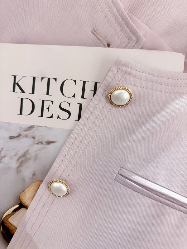 Chic Pink Lightweight Suit Jacket for Women - Versatile Summer 2025 Short Top for Effortless Style