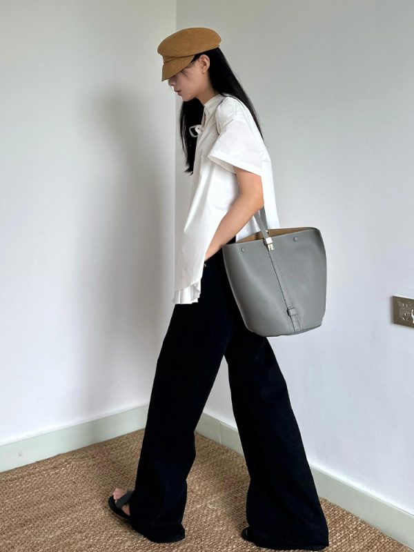 Chic Retro Hong Kong Style V-Neck Tie Design Short Sleeve Top for Women - Loose Casual White Summer Shirt