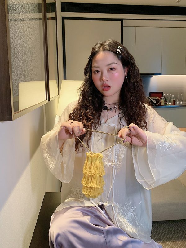 Chinese Style National Wind Shirt for Women - Unique Spring Top 2025, Elegant Design, Vintage Aesthetic, Bohemian Fashion