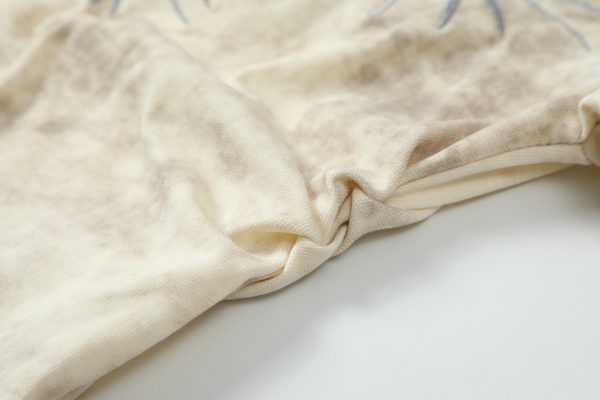 Chinese Style Tie-Dye Women's Short Sleeve T-Shirt with Frog Buttons - Unique Summer Top for Y2K and Korean Fashion