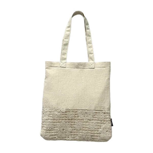 Chinese-Style Zen Canvas Tote Bag 2024 - Large Capacity Shoulder Bag for Commuting and Versatile Everyday Use