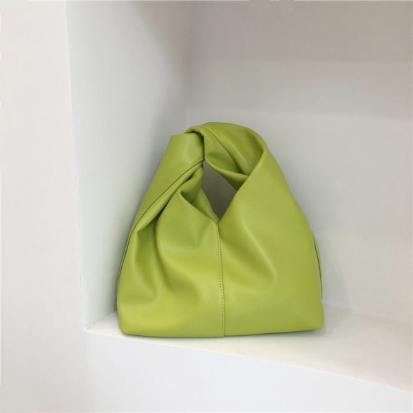 Cloud Bag Handbag 2023 - High-End Smooth Leather, Wrinkled Design, Small Size, Korean Style Fashion Accessory
