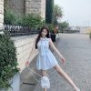 College Style Lapel Shawl Dress - New Arrival Internet Celebrity Fashion, Trendy 90s Inspired Look