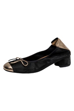 Color-Block Bow Mid-Heel Chunky Open-Toe Flats for Women - Genuine Leather Summer Soft Sole Egg Roll Shoes
