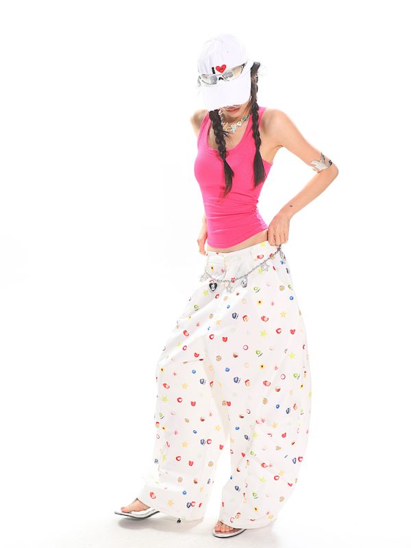 Colorful Summer Tank Top for Women - Slim Fit High-Quality Dopamine Movement Design, Trendy Casual Wear, Y2K Style