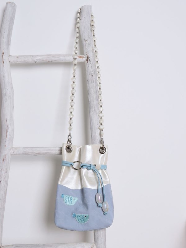 Compact Beaded Fish Tank Bag for Women - 2025 Summer Crossbody Phone Bag, Cute Small Shoulder Bag