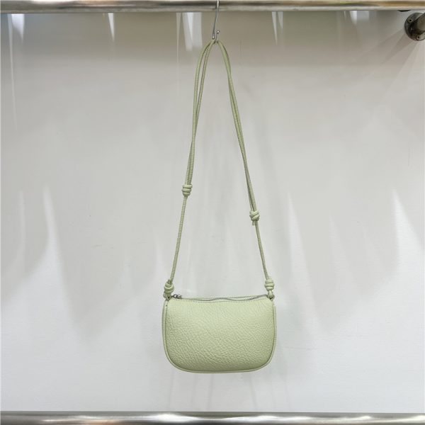 Compact Soft Leather Lychee Pattern Crossbody Bag - Cute Lightweight Versatile Shoulder Phone Bag for Spring and Summer