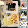 Cute Bee Ceramic Mug with Lid and Spoon - Perfect Breakfast Mug for Girls, Best Friend Birthday Gift, Water and Coffee Cup